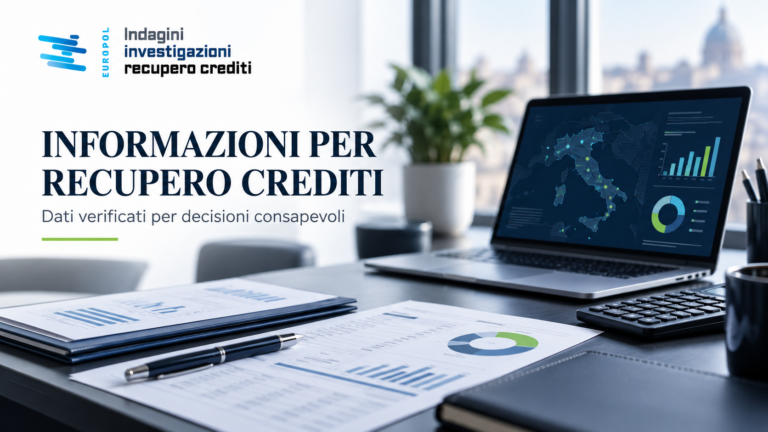 Informazioni recupero crediti: la soluzione di Europol