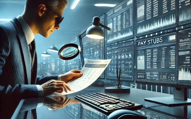 Verifica redditi, verifica busta paga falsa