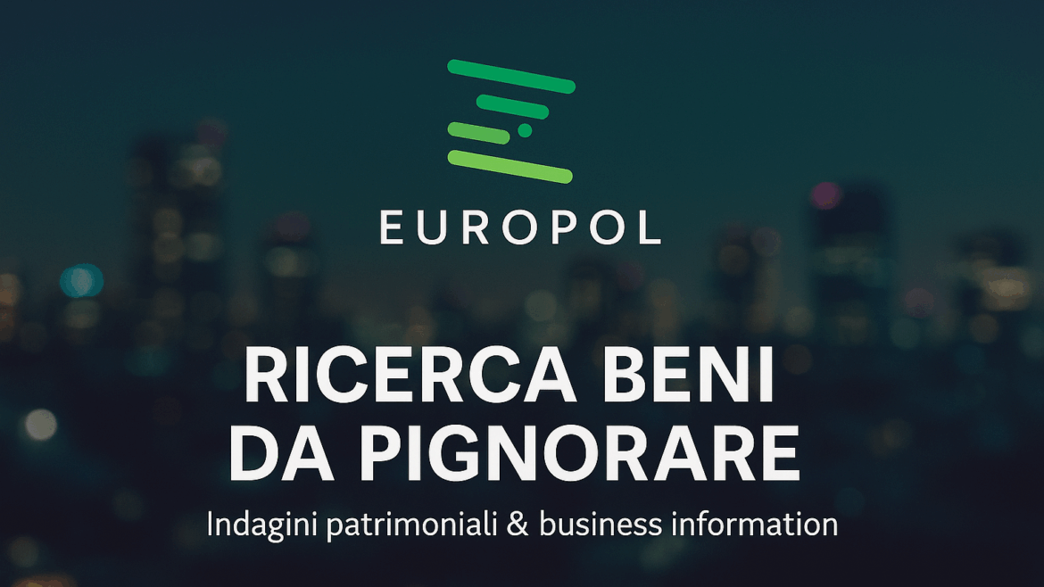 Ricerca beni da pignorare: