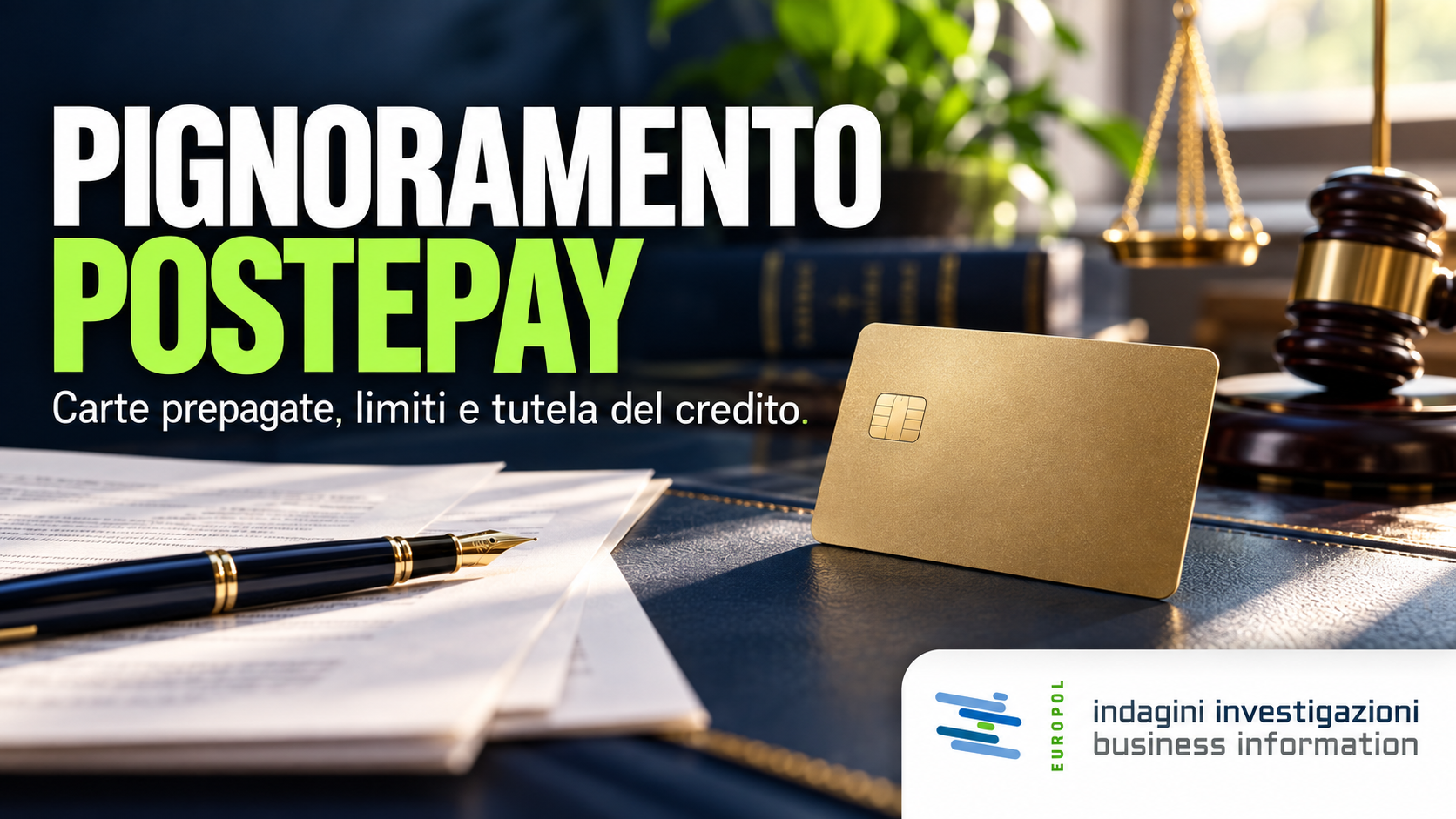 Pignoramento Postepay: carte prepagate e tutela del credito, Europol Investigazioni