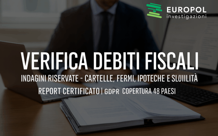 Verifica debiti fiscali