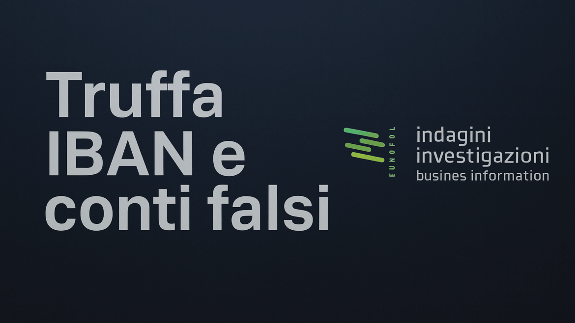 Truffa IBAN e conti falsi