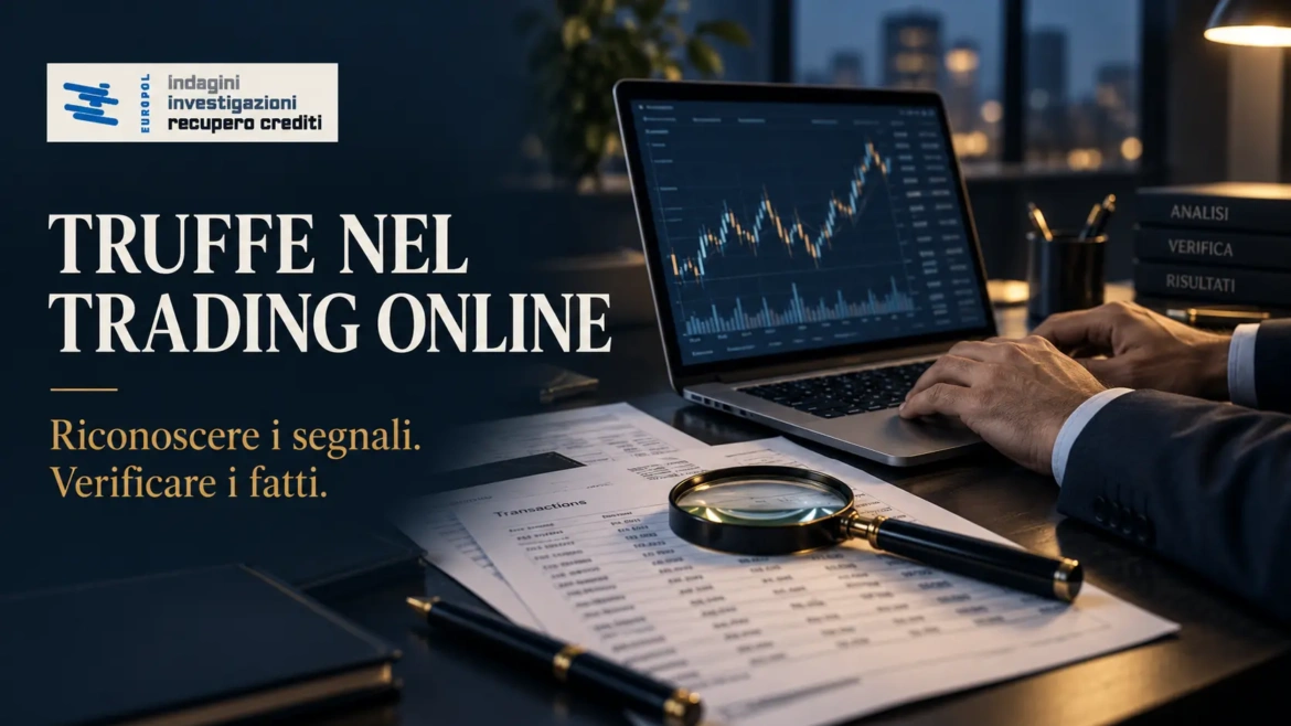 Truffa trading online: come scoprirla e cosa fare