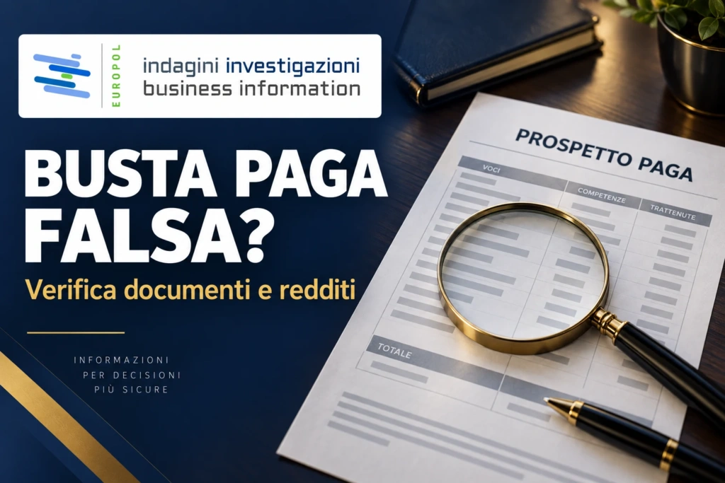 Busta paga falsa: come verificarla e controllare i redditi