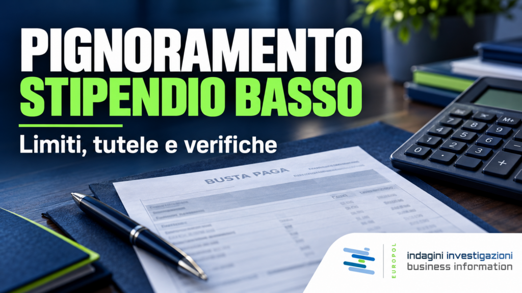 Pignoramento stipendio basso: limiti, tutele e verifiche